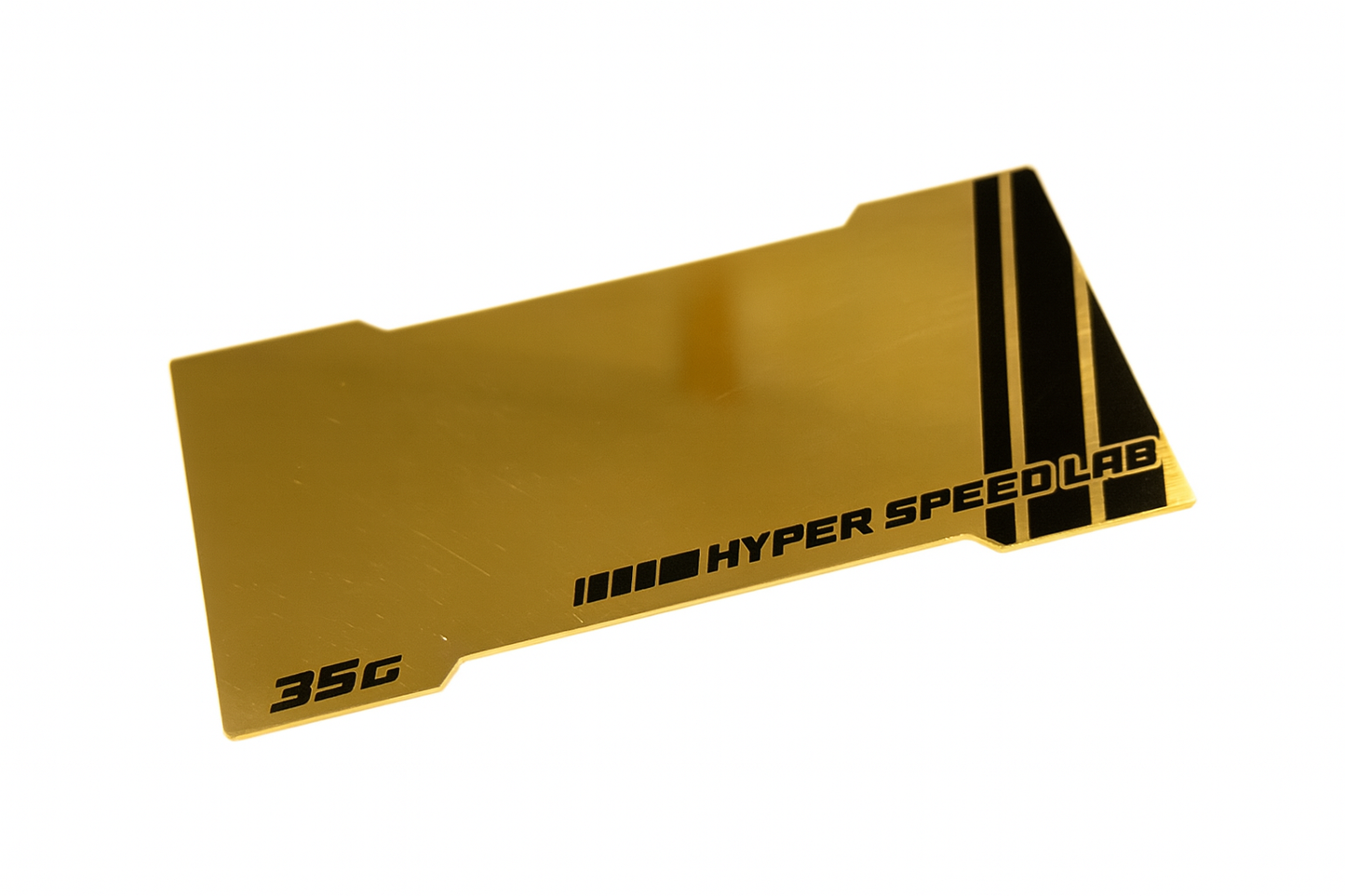 HYPER SPEED LAB 35g Brass Chassis Weight