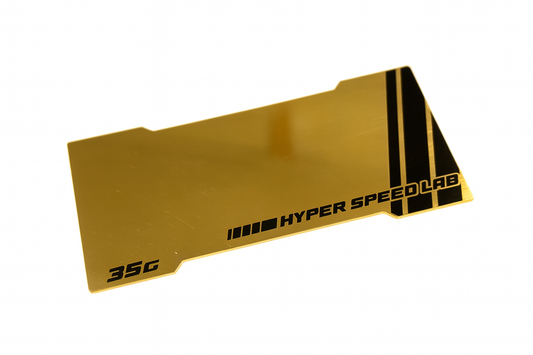 HYPER SPEED LAB 35g Brass Chassis Weight