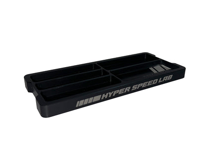 HYPER SPEED LAB: Billet Alloy Parts Tray - 5 Pocket