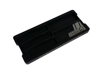 HYPER SPEED LAB: Billet Alloy Parts Tray - 5 Pocket