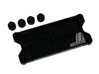 HYPER SPEED LAB: Billet Alloy Parts Tray w/ Diff Holders - 4 Pocket